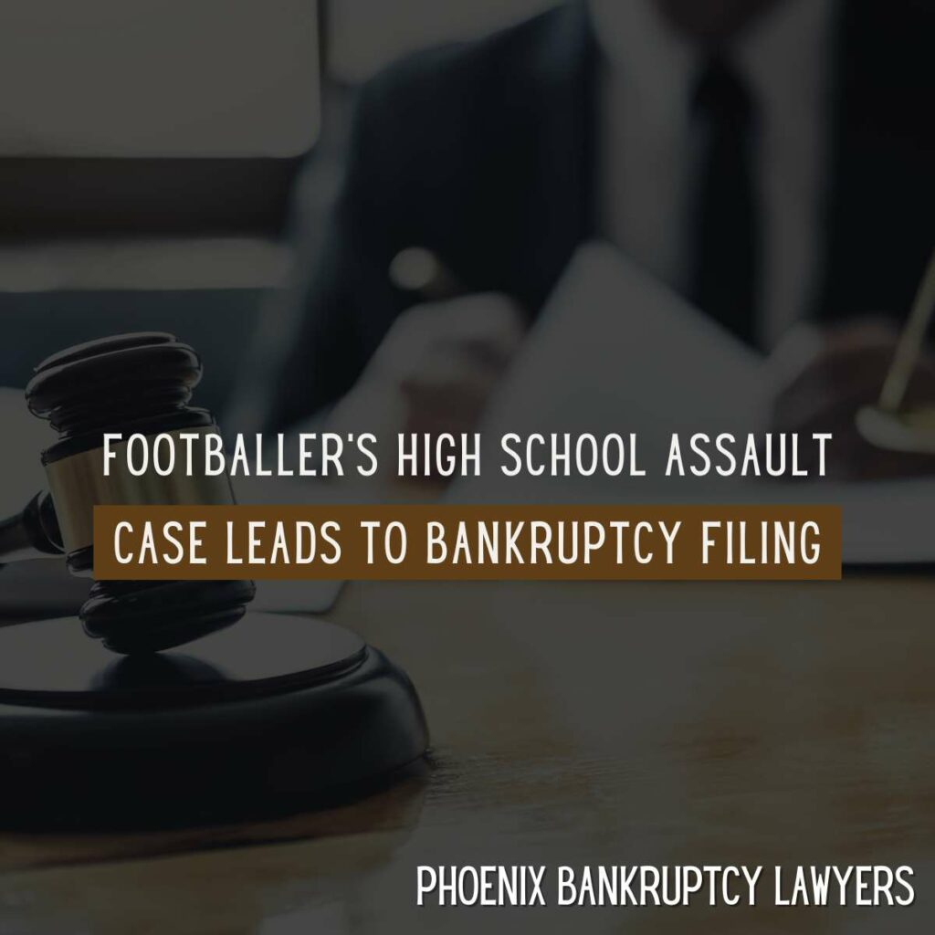 Footballer’s High School Assault Case Leads To Bankruptcy Filing